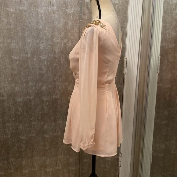 A'gaci Pink Embellished romper, S - Picture 7 of 9